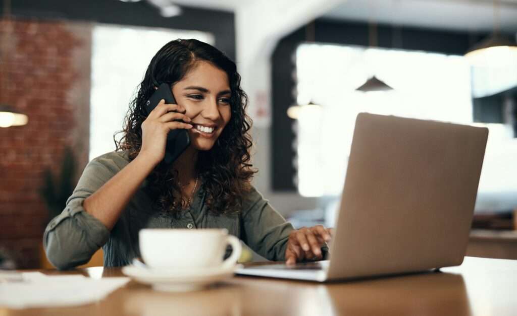 Her local cafe keeps her connected to productivity